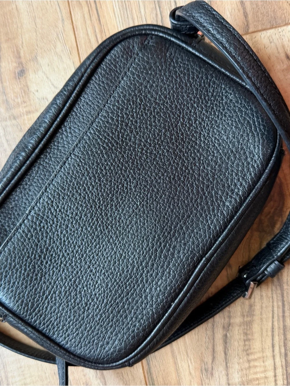 kate spade Black Crossbody Bag with Silver Logo